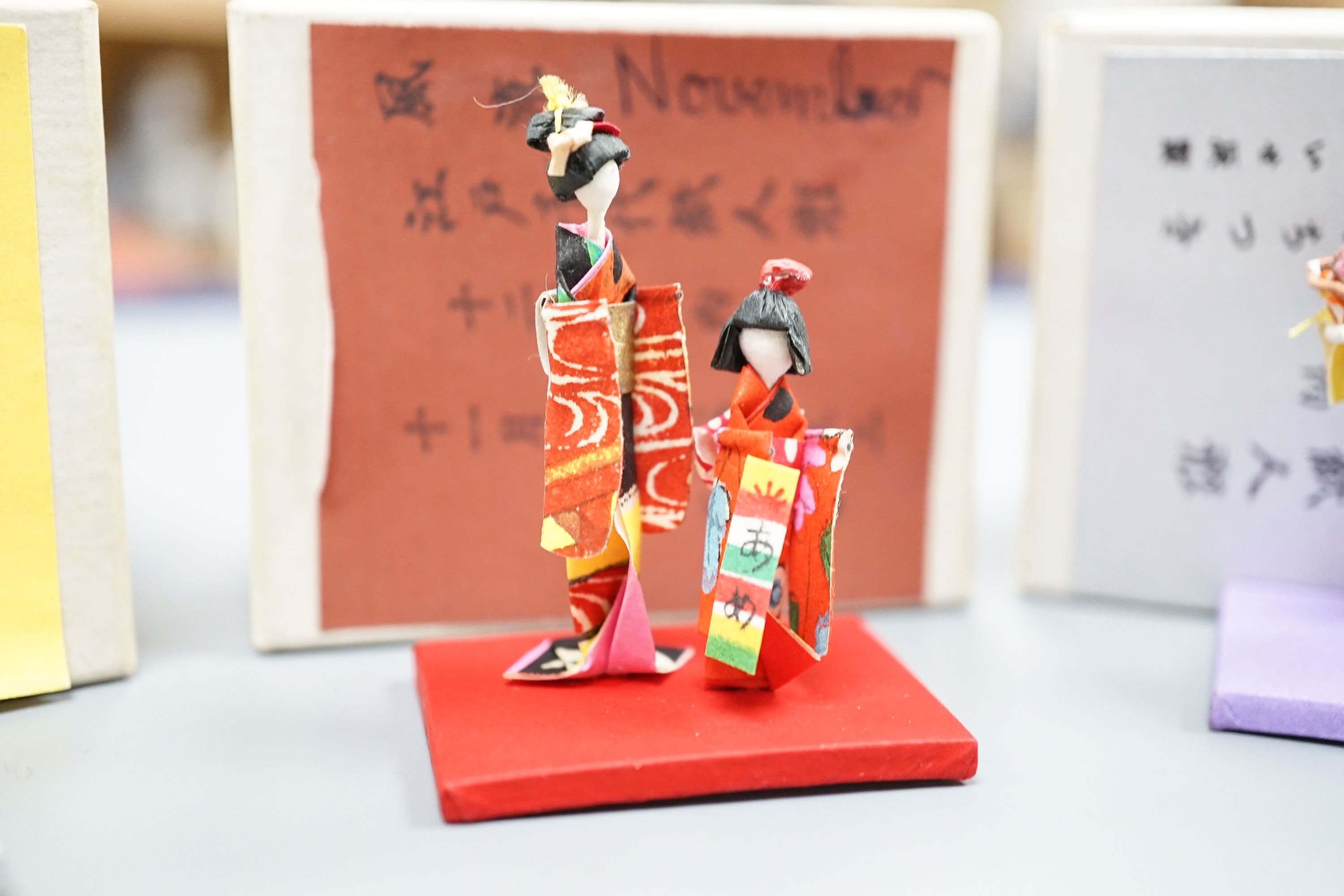 Japanese dolls- months of the year- 12 total
